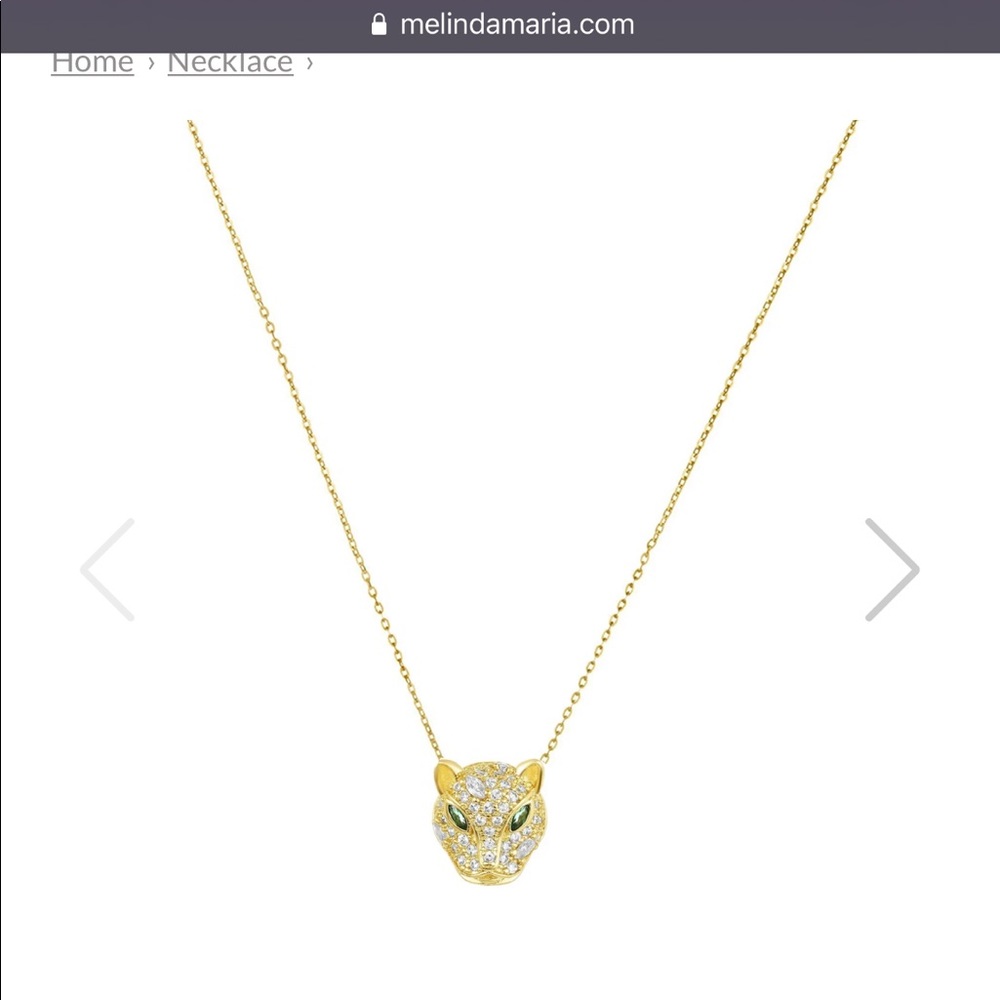 Melinda Maria Baby Jaguar Necklace